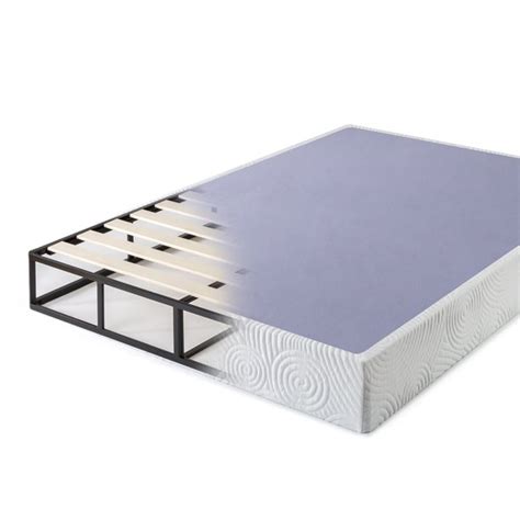 zinus 9 metal box spring with wood slats|zinus 4 inch box spring.